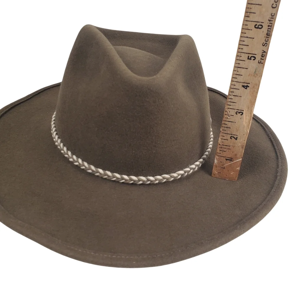 Stetson Rawhide XXX Buffalo Western Cowboy Hat. Mink. 61. NWOT - Picture 11 of 11